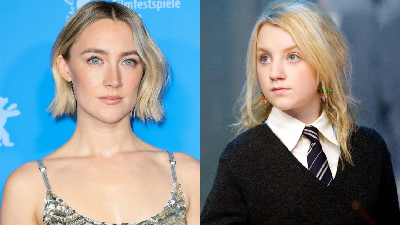 Saoirse Ronan e Luna Lovegood