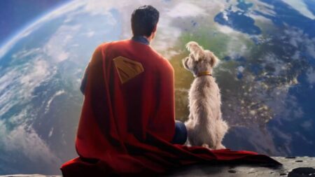 Superman e Krypto em Superman (Divulgação / DC Studios)