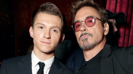 Tom Holland e Robert Downey Jr (Foto: Reprodução)
