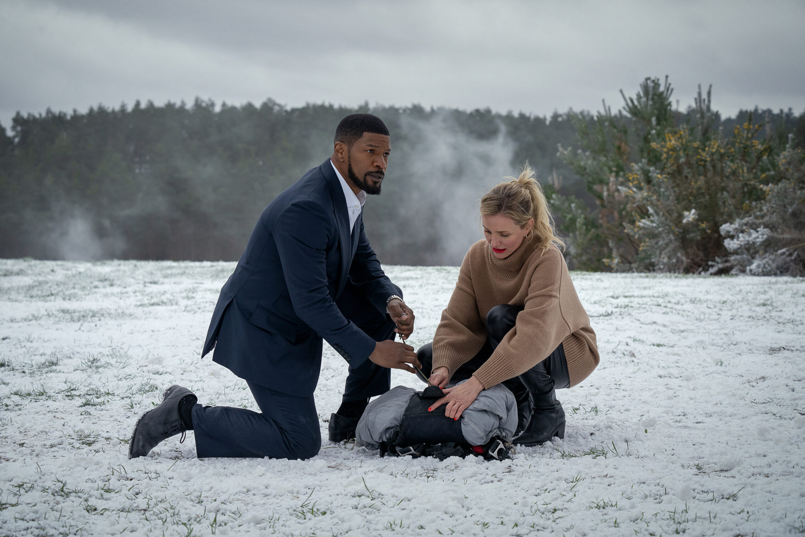 Netflix lança teaser de De Volta à Ação, filme que marca o retorno de Cameron Diaz 1 Jamie Foxx e Camaron Dias em De Volta à Ação