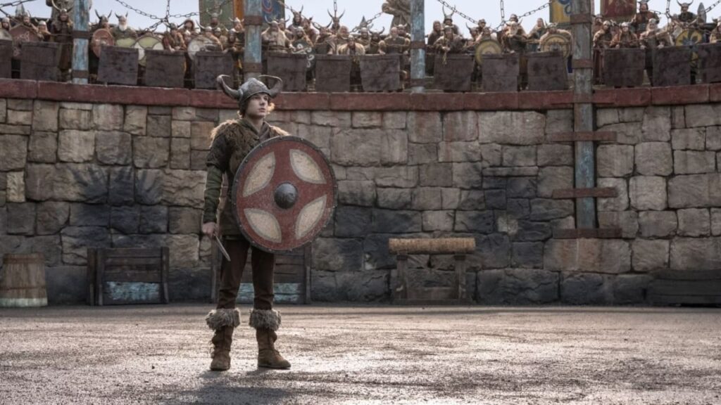Soluço deve mostrar que é um Viking no primeiro trailer do live-action de Como Treinar o Seu Dragão Mason Thames em Como Treinar o Seu Dragão (Reprodução / Universal Pictures)