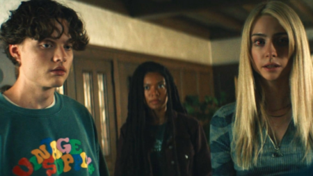 Asa German, Jaz Sinclair e Maddie Phillips em Gen V (Reprodução / Prime Video)