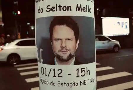 Selton Mello em cartaz de concurso de sósias (Reprodução / Instagram)