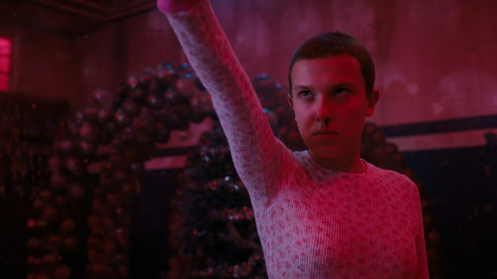 Netflix divulga teaser título da temporada 5 de Stranger Things Millie Bobby Brown em Stranger Things (Reprodução / Netflix)