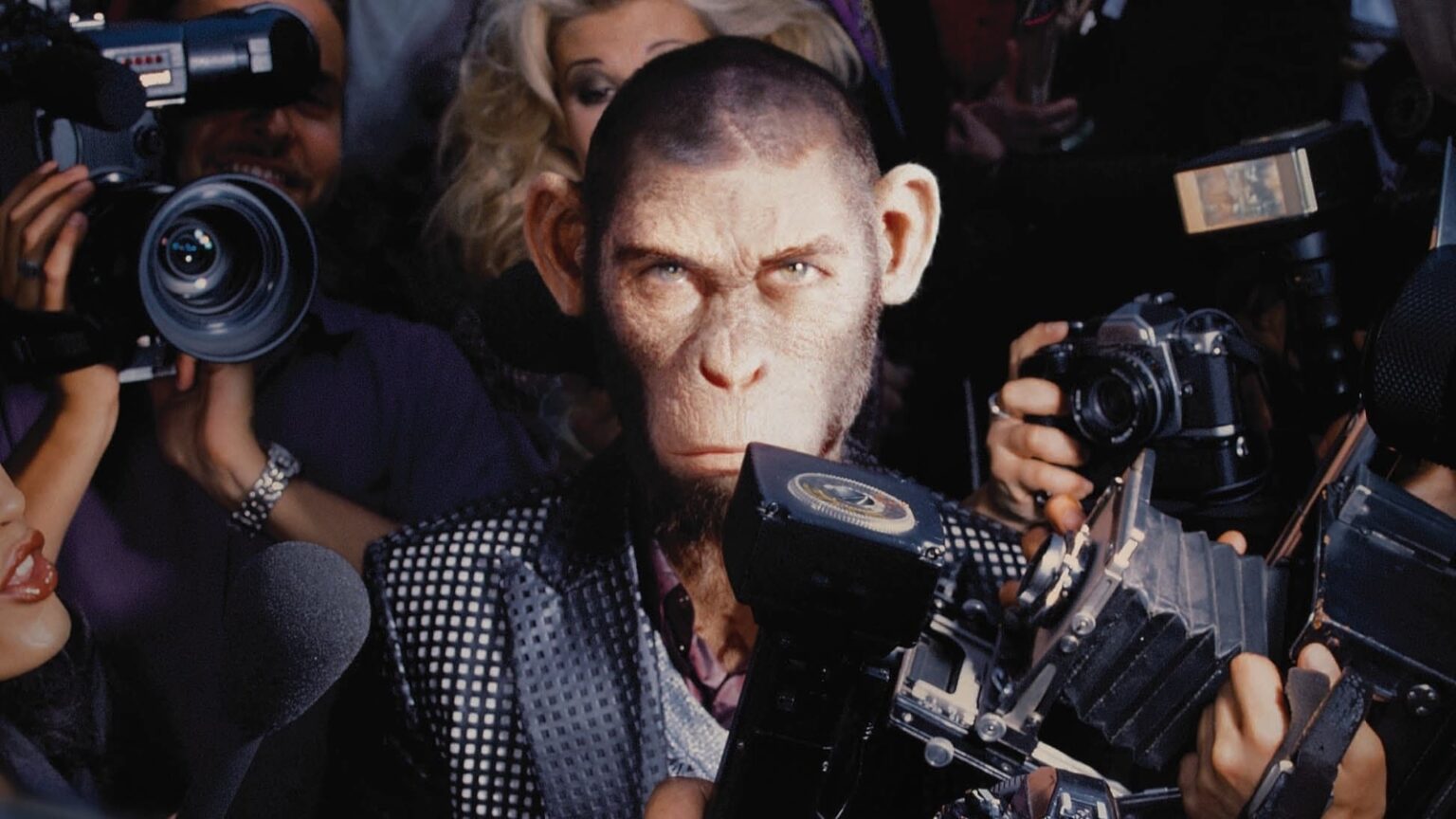 Vídeo revela decisão de transformar Robbie Williams em macaco em Better Man Robbie Williams em Better Man (Reprodução / Diamond Films)