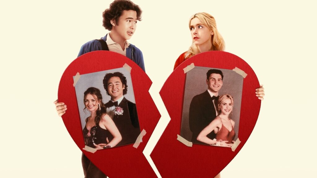 Kiernan Shipka e Nico Hiraga em Sweethearts (Divulgação / Max)