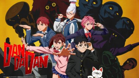 Arte da temporada 1 de DAN DAN DAN (Divulgação / Crunchyroll)