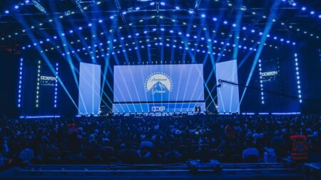 Painel da Paramount Pictures no Palco Thunder by Claro tv+ da CCXP24 (Divulgação / Bleia)