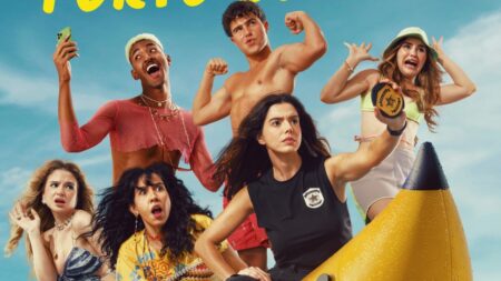 Policial se infiltra em viagem de formatura no novo filme do Prime Video Cartaz de Missão Porto Seguro (Divulgação / Prime Video)