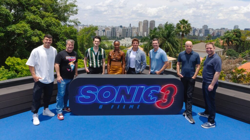 CCXP24: Estrelas e dubladores participam de painel de Sonic 3: O Filme Elenco de Sonic 3: O Filme da Paramount na CCXP24 (Divulgação / Mauricio Santana)