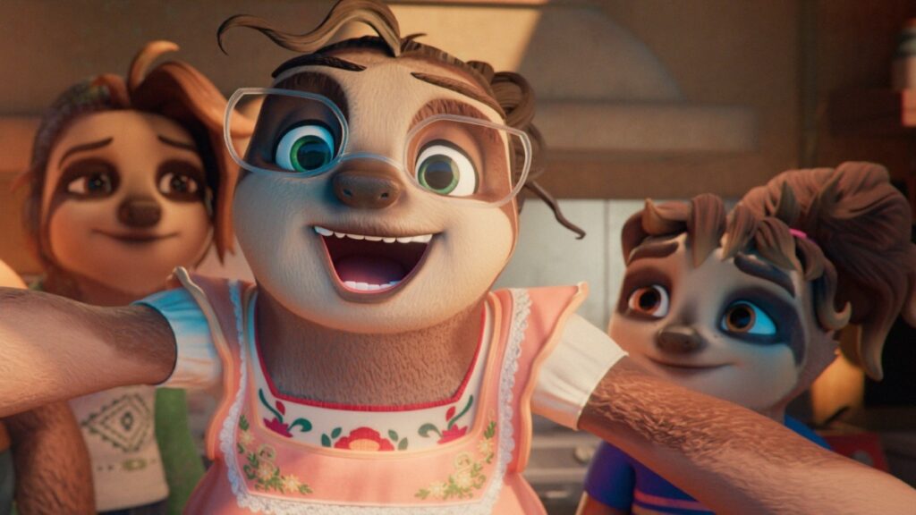 Heloísa Périssé e Tontom dublam mãe e filha na animação Deu Preguiça Gabriella (Heloísa Périssé) em Deu Preguiça (Reprodução / Imagem Filmes)