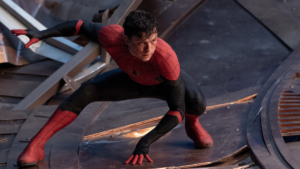 Homem-Aranha: Um Novo Dia: fotos dos bastidores revelam quando o filme se passa no MCU, confira Tom Holland em Homem-Aranha: Sem Volta Para Casa (Sony Pictures/Reprodução)