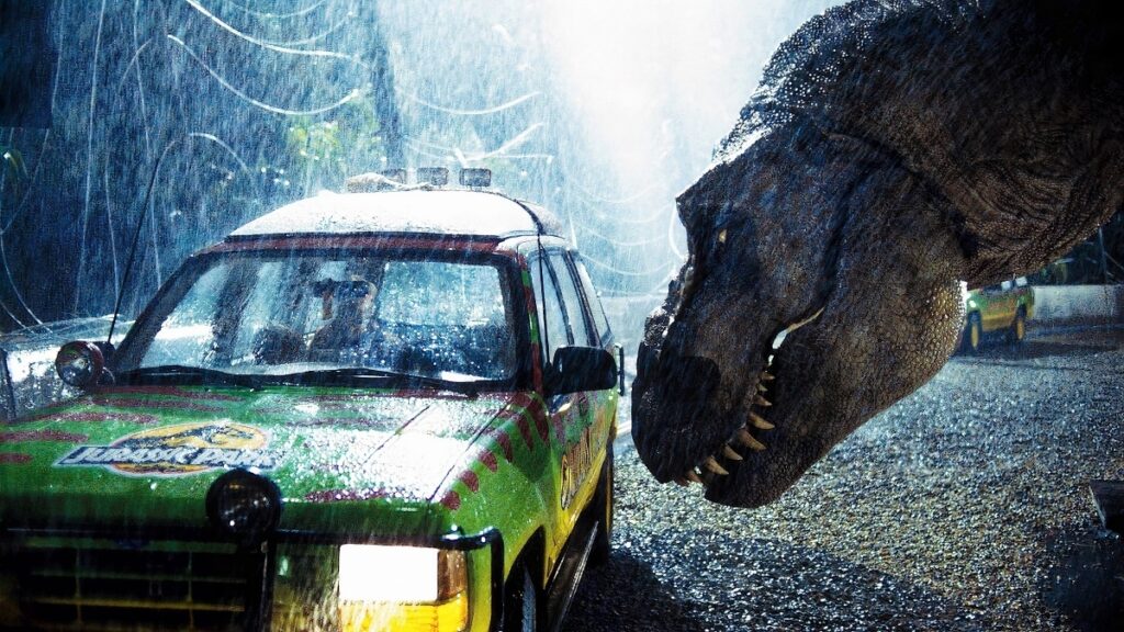 Jurassic World: Rebirth voltará às raízes de Jurassic Park T-Rex em Jurassic Park (Reprodução / Universal)