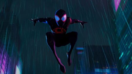 Miles Morales (Shameik Moore) em Homem-Aranha: Através do Aranhaverso (Reprodução / Sony)