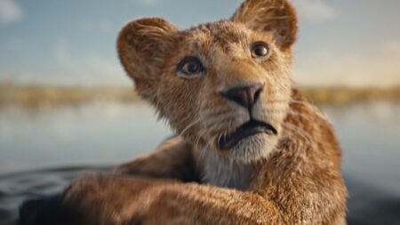 Mufasa (Braelyn Rankins) em Mufasa: O Rei Leão (Reprodução / Disney)