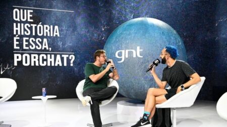 Fabio Porchat em Que História é essa Porchat? (Divulgação / Bob Paulino)