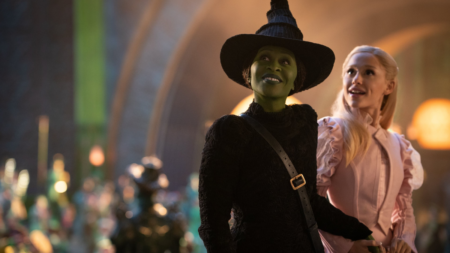 Ariana Grande e Cynthia Erivo em Wicked