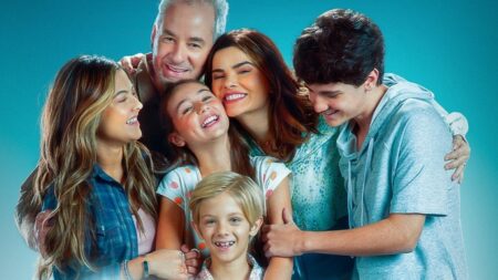 Com Vanessa Giácomo e Dan Stulbach, Fé Para o Impossível ganha novo pôster Vanessa Giácomo como Renee e Dan Stulbach como Philip no pôster de Fé Para o Impossível (Divulgação / +Galeria)