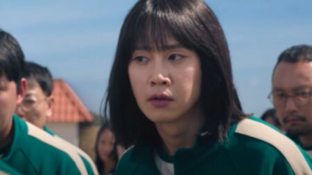 Park Sung-hoon como Cho Hyun-ju em Round 6(Reprodução / Netflix)