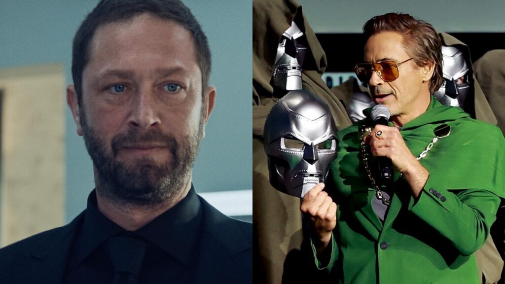 Ebon Moss-Bachrach não nega Robert Downey Jr. em Quarteto Fantástico Ebon Moss-Bachrach e Robert Downey Jr. (Foto: Reprodução)