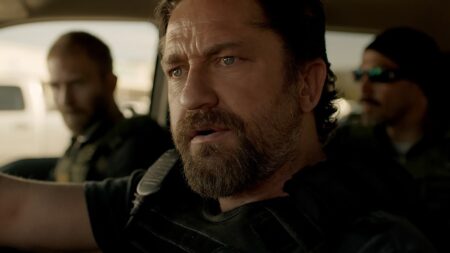 Prepare-se para Covil de Ladrões 2 relembrando o primeiro filme Gerard Butler como Big Nick em Covil de Ladrões (Reprodução / Diamond Films)