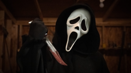 Ghostface em Pânico 6 (Reprodução / Paramount Pictures)