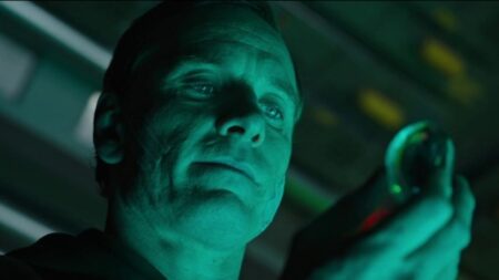 Michael Fassbender como David em Alien: Covenant (Reprodução / 20th Century Studios)