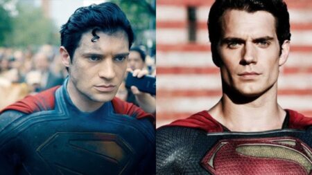Superman (2025) e O Homem de Aço. (Reprodução: Warner)