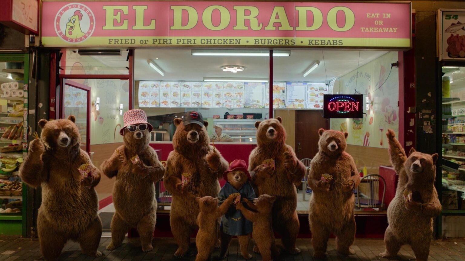 Os ursos El Dorado em Paddington: Uma Aventura na Floresta (Reprodução)