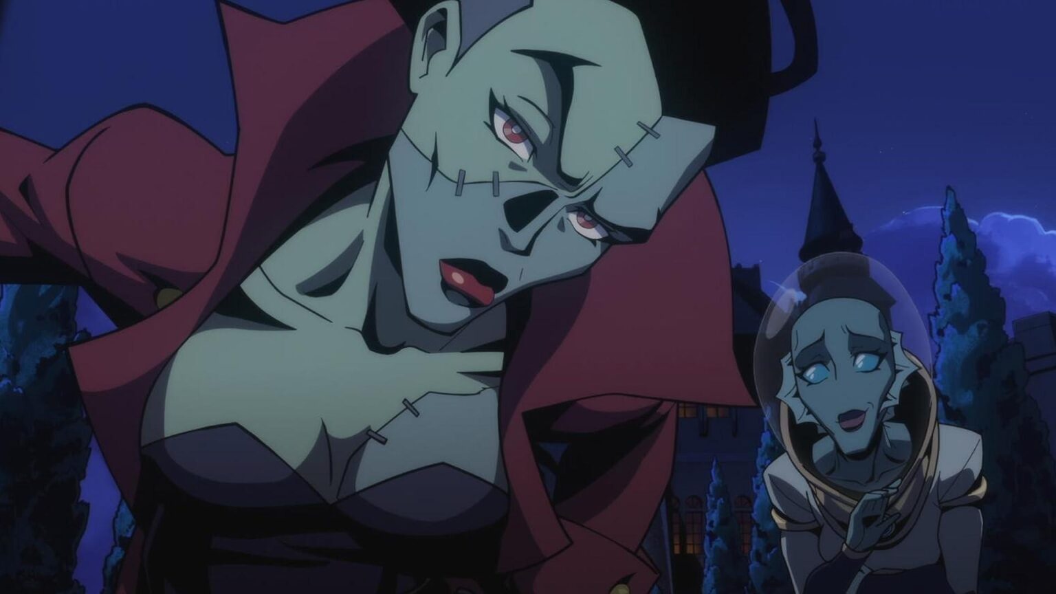 DC Studios acelera a produção da temporada 2 de Comando das Criaturas A Noiva (Indira Varma) e Nina (Zoë Chao) em Comando das Criaturas (Reprodução / Max)