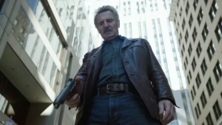 Liam Neeson como Murtagh em Último Alvo (Reprodução / Imagem Filmes)