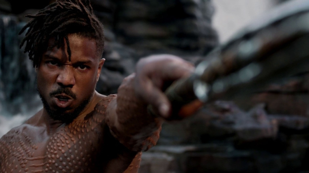 Michael B. Jordan fala sobre sua participação em Pantera Negra 2 Michael B. Jordan como Killmonger em Pantera Negra (Reprodução / Marvel Studios)