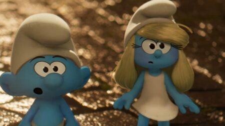 Smorfette (Rihanna) em Smurfs (Reprodução / Paramount Pictures)