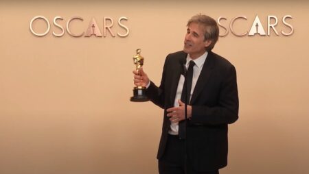 Walter Salles no Oscar 2025 (Reprodução / YouTube)