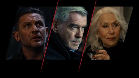 Paramount+ divulga trailer de Terra da Máfia, série estrelada por Pierce Brosnan Tom Hardy, Pierce Brosnan e Helen Mirren em Terra da Máfia (Reprodução / Paramount+)