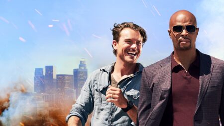 Série Máquina Mortífera estreia no Adrenalina Pura+ em abril Clayne Crawford como Martin Riggs e Damon Wayans como Roger Murtaugh em Máquina Mortífera (Divulgação / TMDB)