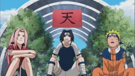 Sakura, Sasuke e Naruto em Naruto (Reprodução)
