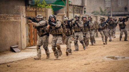 Cena de Tempo de Guerra (Divulgação / A24)