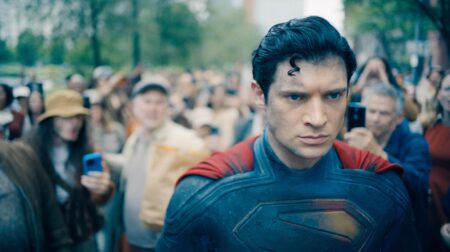 David Corenswet como Superman em Supermna (Reprodução / DC)