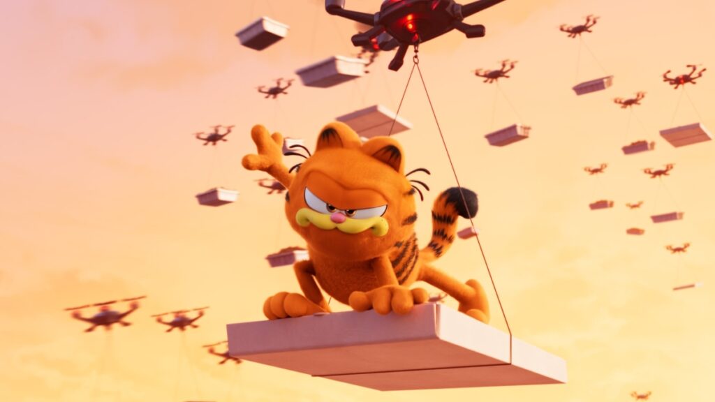 5 filmes imperdíveis para maratonar em família na Max Garfield em Garfield: Fora de Casa (Reprodução)