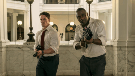 Chefes de Estado: filme com Idris Elba e John Cena ganha data de estreia no Prime Vídeo Idris Elba e John Cena em Chefes de Estado (Reprodução / Prime Video)