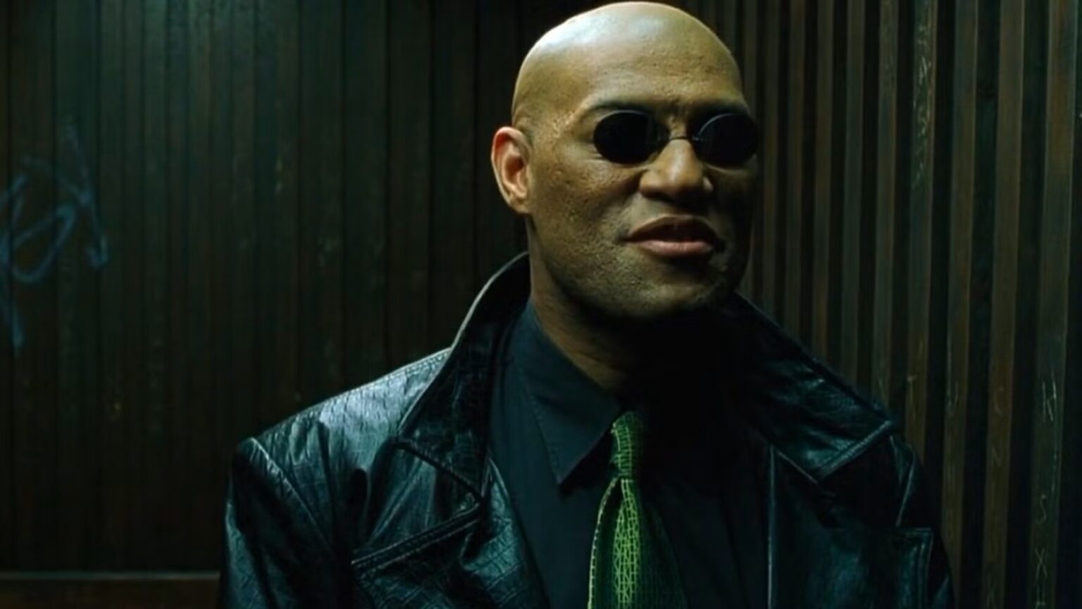 Laurence Fishburne como Morpheus em Matrix (Reprodução / Warner Bros.)