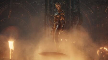 Julia Garner como Shalla-Bal em Quarteto Fantástico: Primeiros Passos (Reprodução / Marvel)