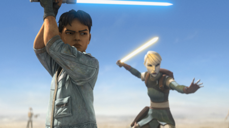Disney+ divulga trailer e pôster de Star Wars: Histórias do Submundo Cena de Star Wars: Histórias do Submundo (Divulgação / Disney+)