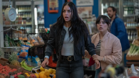 Jenna Ortega e Melissa Barreira em Pânico 6 (Reprodução / Paramount Pictures)