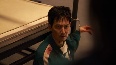 Lee Jung-jae como Seong Gi-hun em Round 6 (Reprodução / Netflix)