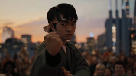 Ben Wang como Li Fong em Karatê Kid: Lendas (Reprodução / Sony)