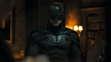 Robert Pattinson como Bruce Wayne/Batman em Batman (Reprodução / Warner Bros.)