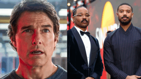 Tom Cruise, Ryan Coogle e Michael B. Jordan (Paramount Pictures / Getty)