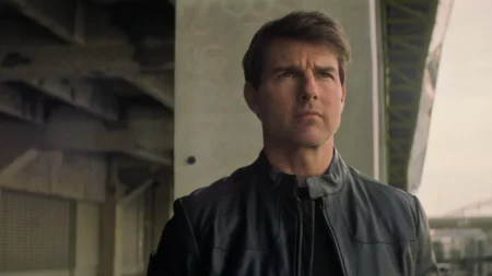 Tom Cruise como Ethan Hunt em Missão: Impossível - Efeito Fallout (Reprodução / Paramount)